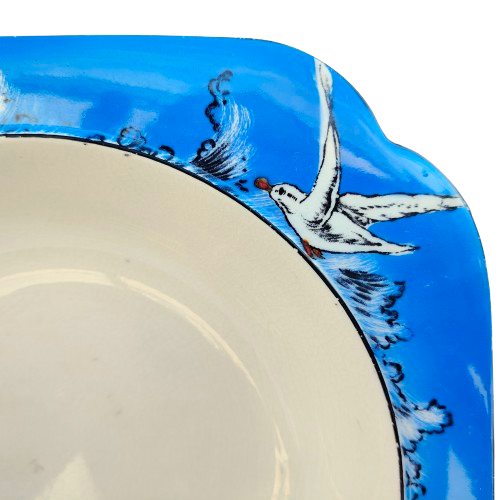 Gresley Green & Co Art Deco china bowl Seagull birds
