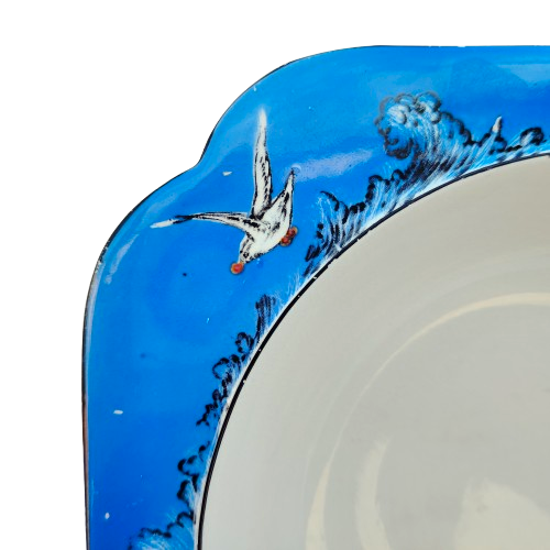 Gresley Green & Co Art Deco china bowl Seagull birds