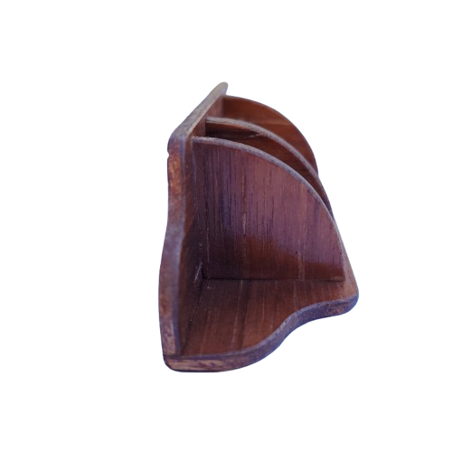 Original vintage wooden doll furniture corner cupboard