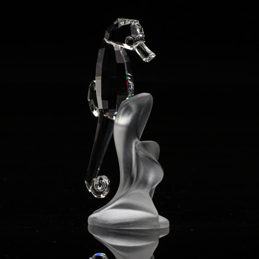 Swarovski Crystal Figurine Seahorse South Sea Aquatic Worlds