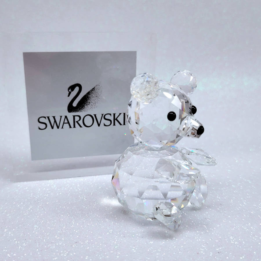 Swarovski Silver Crystal Large Bear