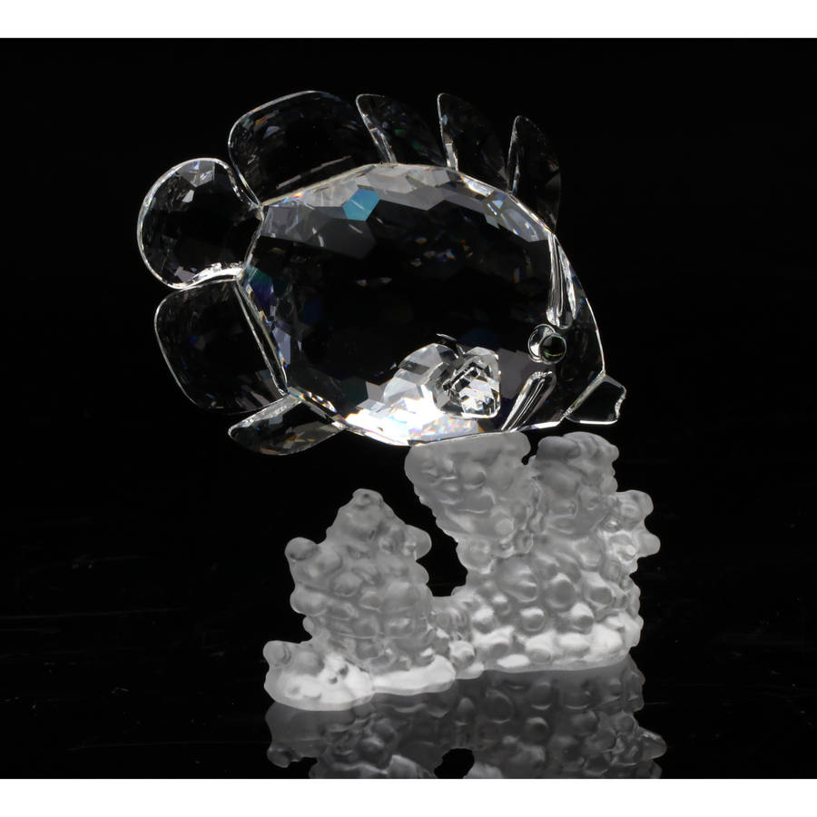 Swarovski Crystal Butterfly Fish South Sea theme Retired
