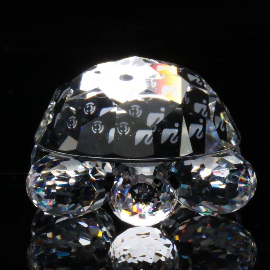 Swarovski Crystal Small Tortoise Turtle Endangered Species