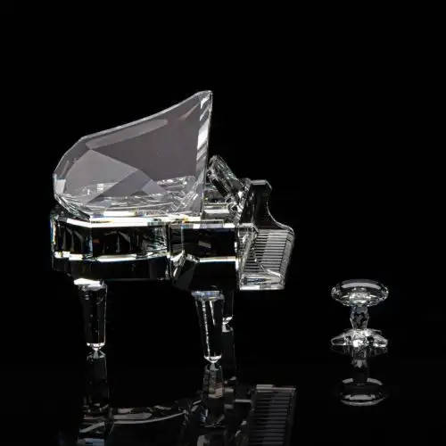 Swarovski Crystal Grand Piano and stool were part of the Crystal Melodies