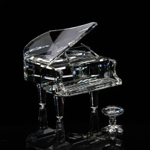 Swarovski Crystal Grand Piano and stool were part of the Crystal Melodies