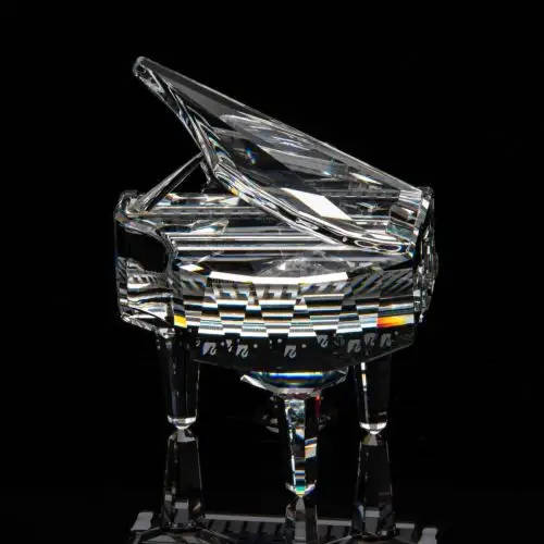 Swarovski Crystal Grand Piano and stool were part of the Crystal Melodies