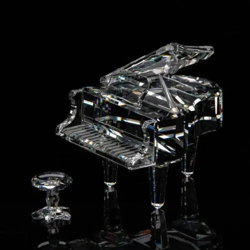 Swarovski Crystal Grand Piano and stool were part of the Crystal Melodies