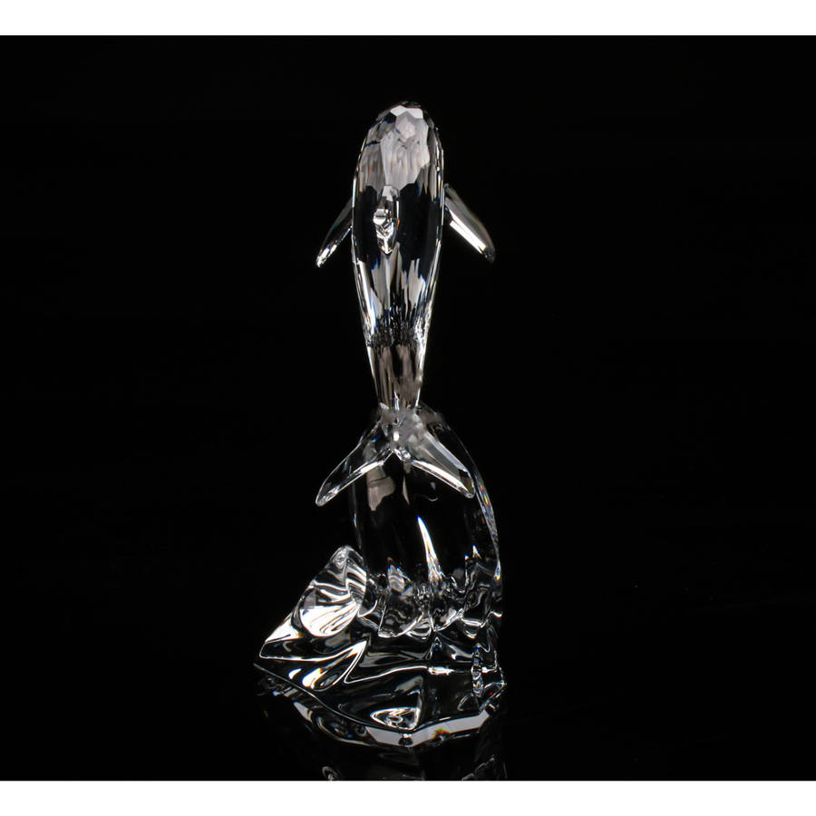 Swarovski Silver Crystal Maxi Dolphin 221628 Retired