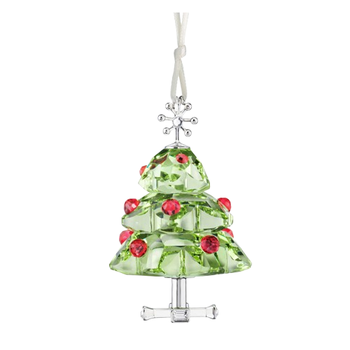 Swarovski crystal Christmas tree ornament Merry Christmas
