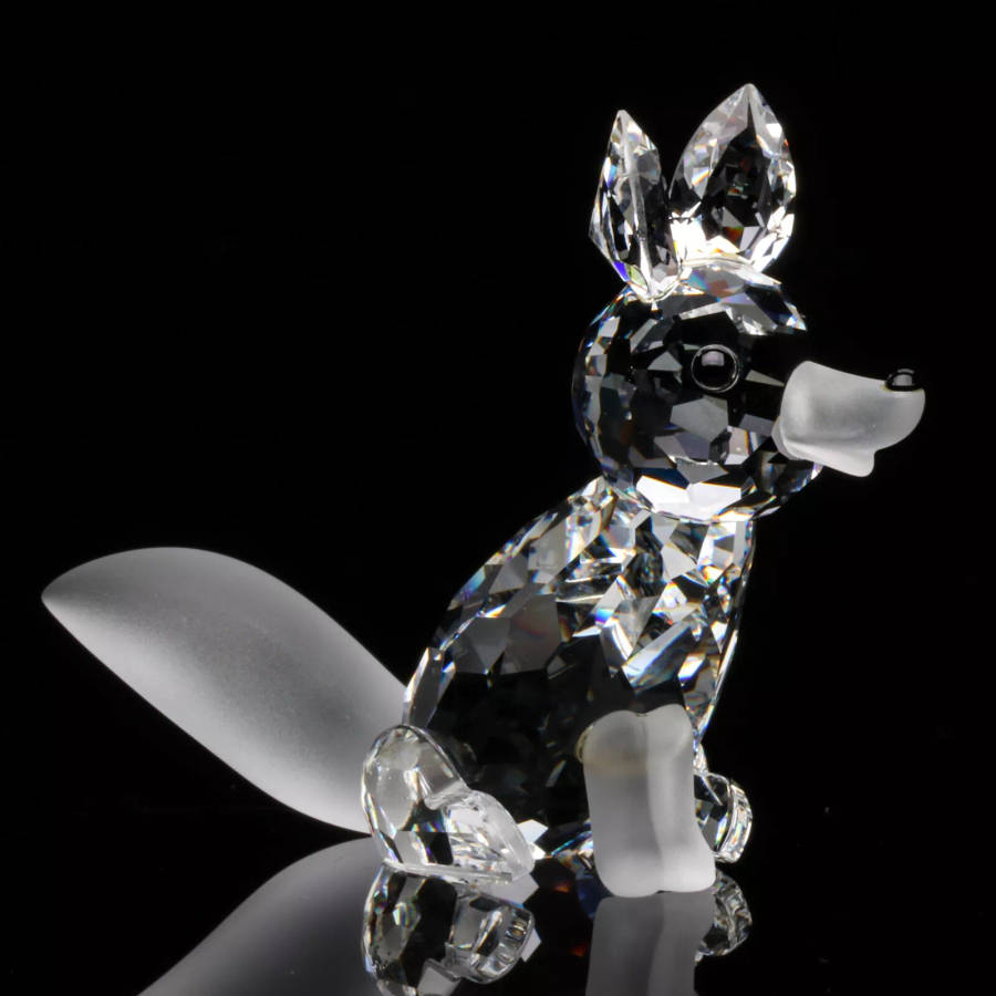 Swarovski crystal large fox was part of the Woodland Friends collection