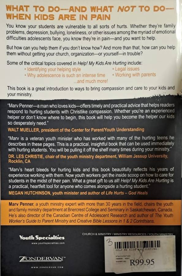 Book - Help, My Kids are Hurting. - Marv Penner