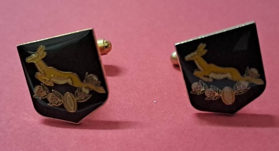 Cufflinks - Springbok Gold color.