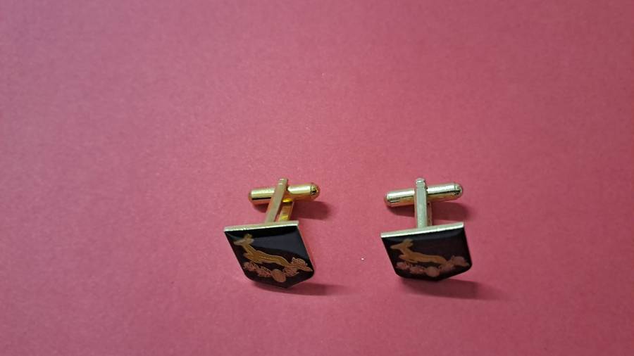 Cufflinks - Springbok Gold color.