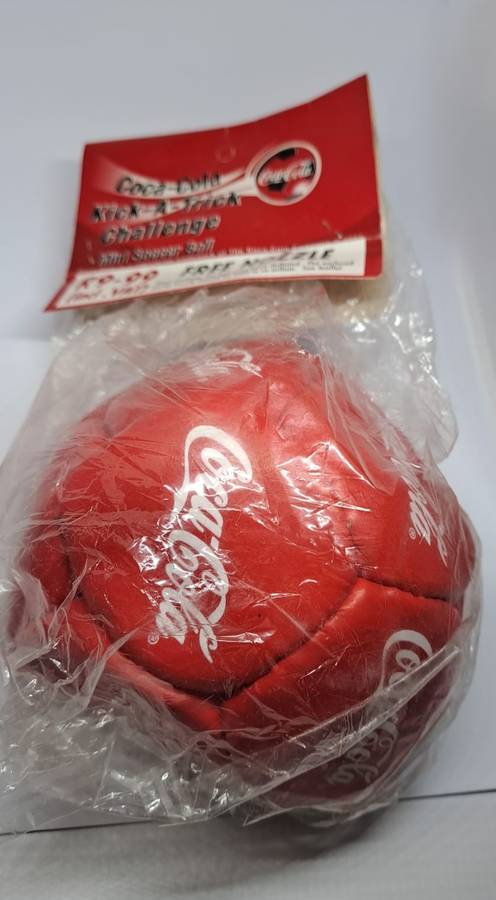 Coke - Coca Cola Mini Coke Soccer Ball. Kick-A-Trick Challenge