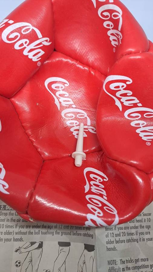 Coke - Coca Cola Mini Coke Soccer Ball. Kick-A-Trick Challenge