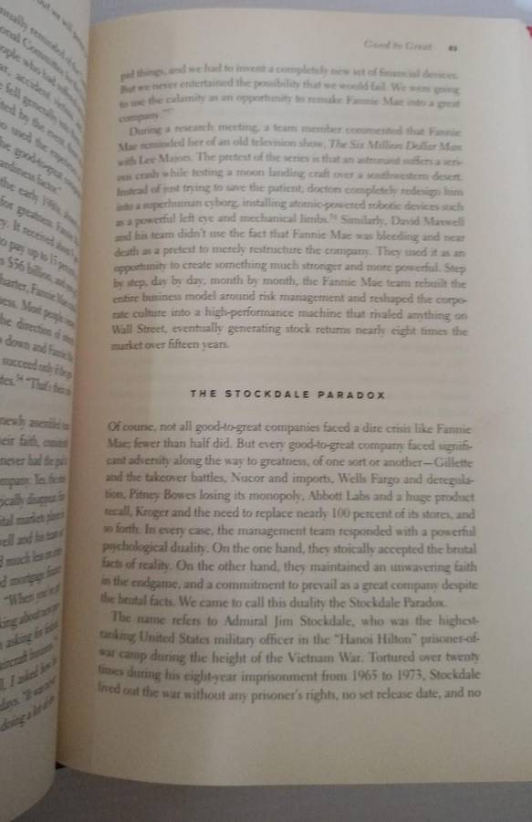 Book - Jim Collins - Good to Great.