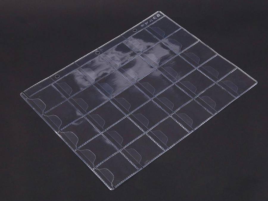 10pcs A4 Universal Coin Album pegs, 30 Pocket Page.