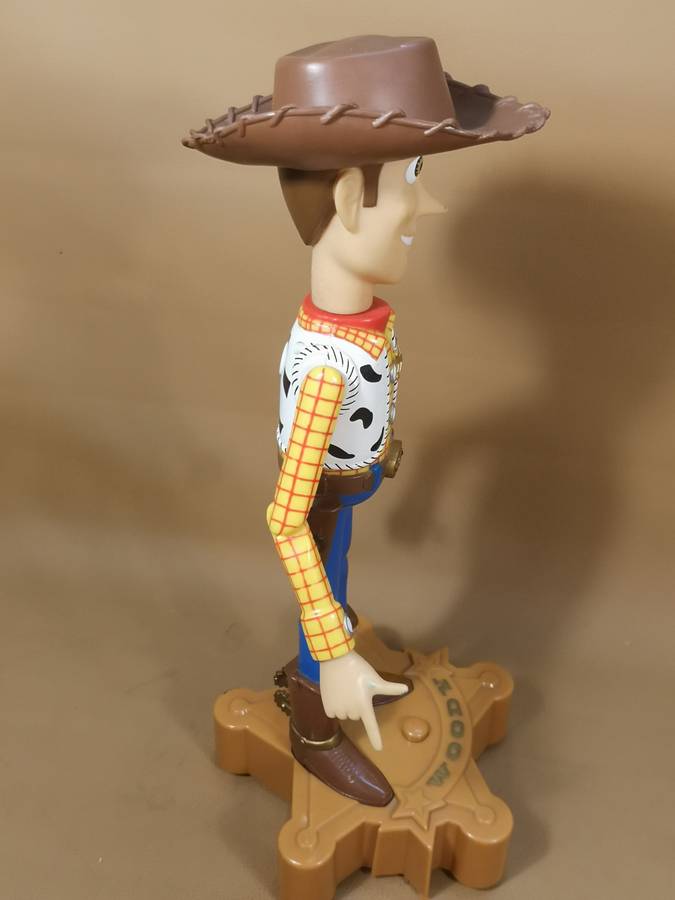 Very Large Vintage 90s Disney Toy Story Electronic Talking Woody Room Guard - 380mm