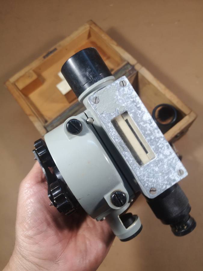 Vintage Askania Dumpy Level in a Beautiful Wooden Box