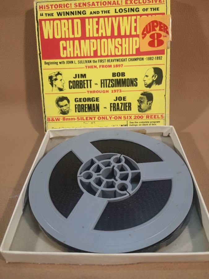 BW 8mm Ezzard Charles trough Ingemar Johansson (1950-1959) Boxing World Heavyweight Champ. Reel