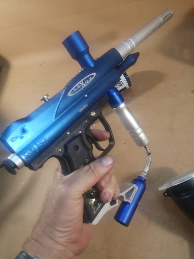 Almost Brand New Vexor Paintball Combo - Tested Working