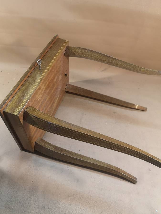 Beautiful Antique Sorrento Italy Mapsa Musical Jewellery Box Table