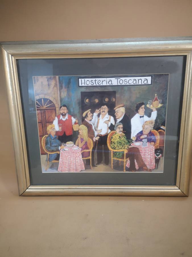 Guy Buffet - Hosteria Toscana Print in a Stunning Frame