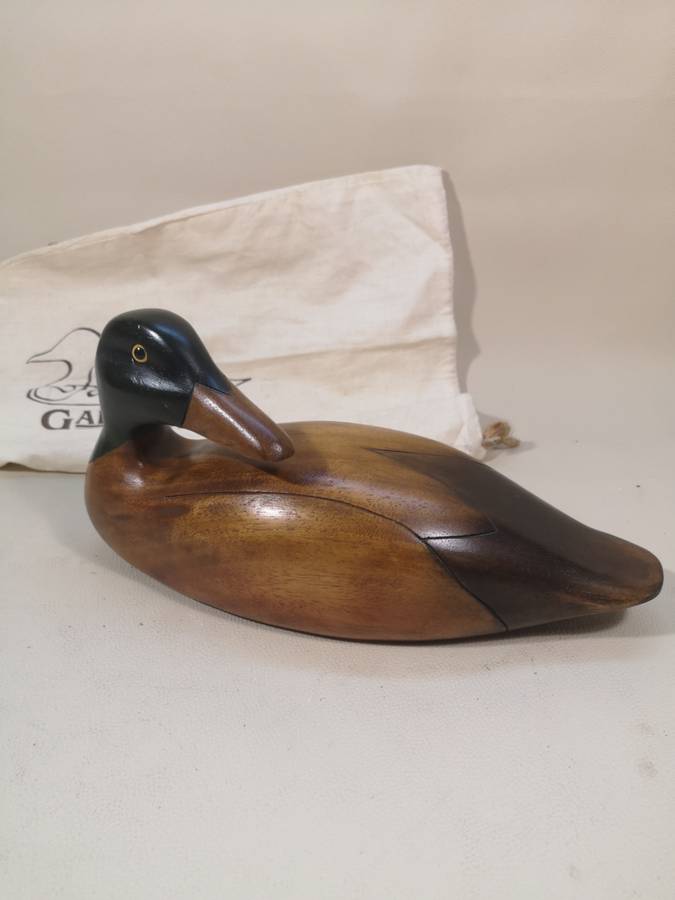 Limited Edition 139/2000 Feathers of Knysna Antique Duck with Original Cloth Bag