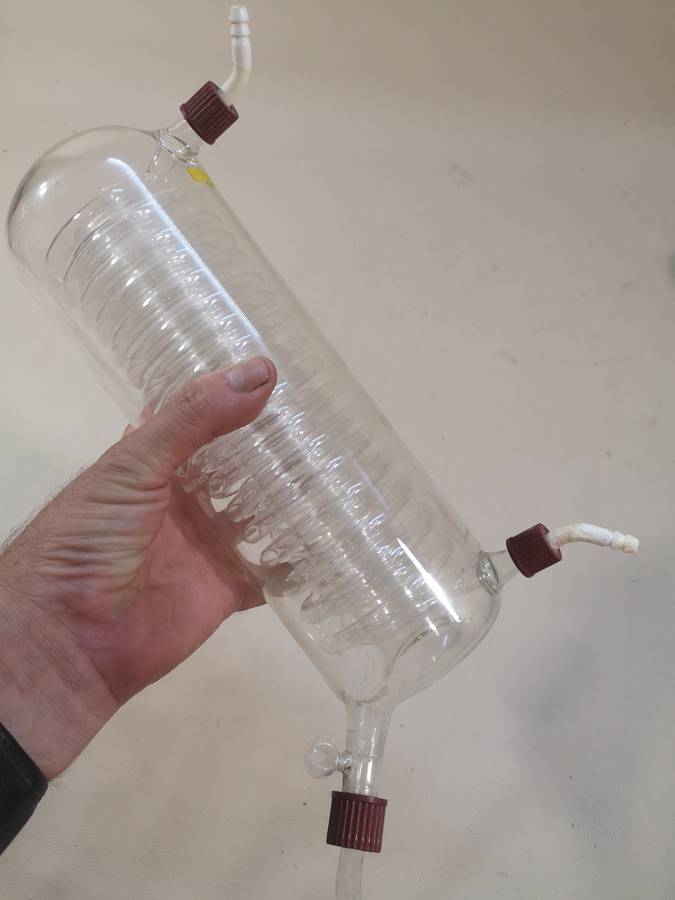 Laboratory Buchi Glass Coiled Condensor Evaporator