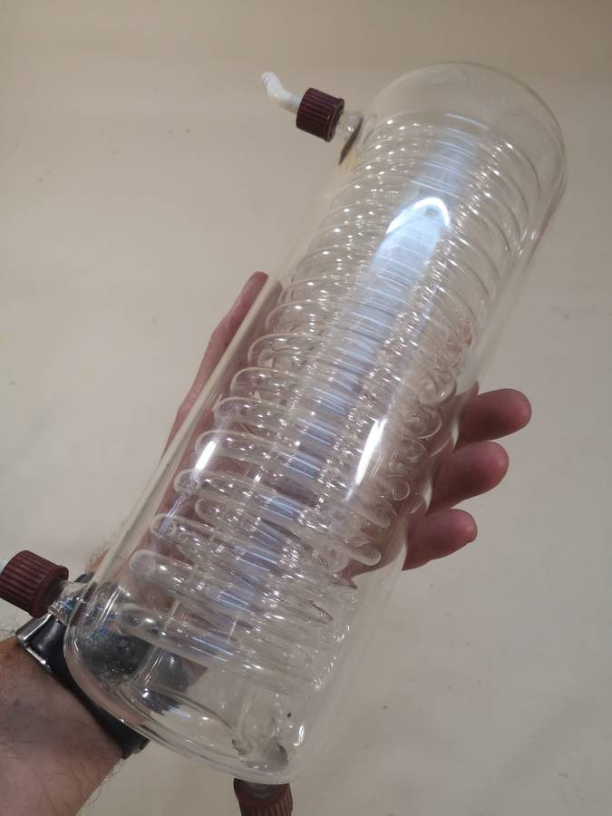 Laboratory Buchi Glass Coiled Condensor Evaporator