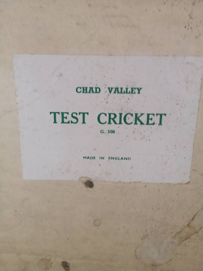 Vintage Test Cricket Board Game Chad Valley 1950's. - England