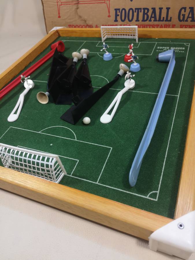 Super Soccer Vintage 1960s Magnetic Football Game By Balyna