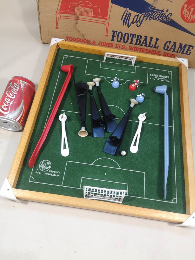 Super Soccer Vintage 1960s Magnetic Football Game By Balyna