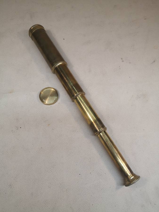 Vintage Brass Maritime Ships Telescope Spyglass 3-Draw 150mm - 400mm