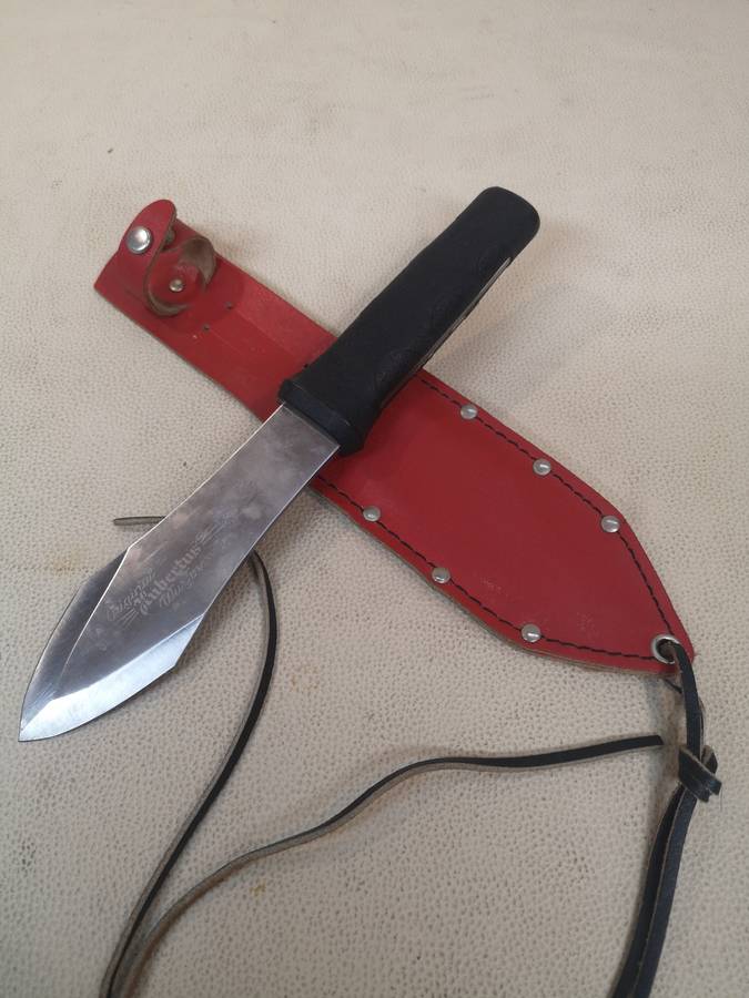 Vintage Hubertus Solingen Rostfrei Throwing Knife - Made in Germany