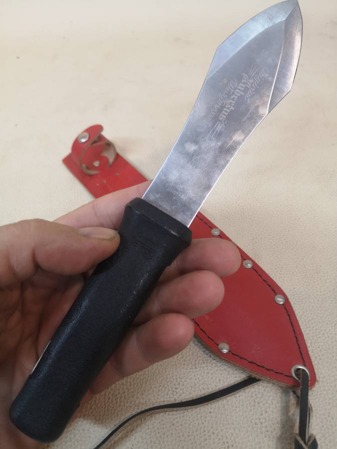 Vintage Hubertus Solingen Rostfrei Throwing Knife - Made in Germany