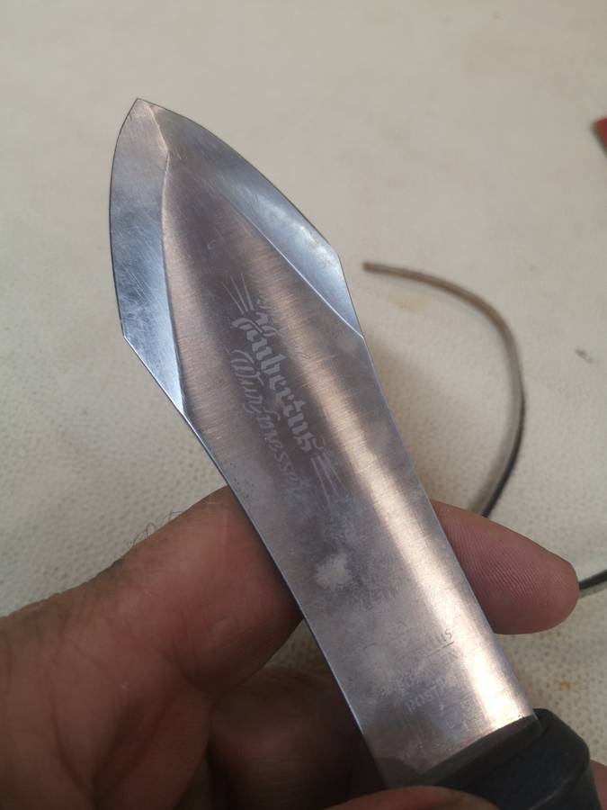 Vintage Hubertus Solingen Rostfrei Throwing Knife - Made in Germany