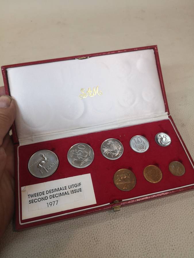 Republic of South Africa: Short Proof Set of 1977 in Red Box