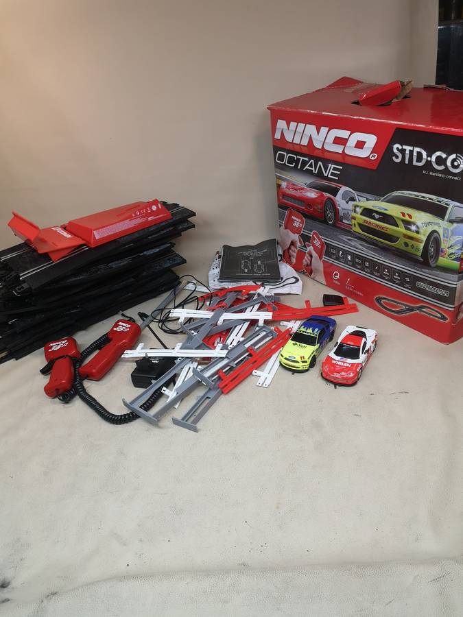 MASSIVE Boxed Ninco Octane Slot Car Set!!! Working!!!