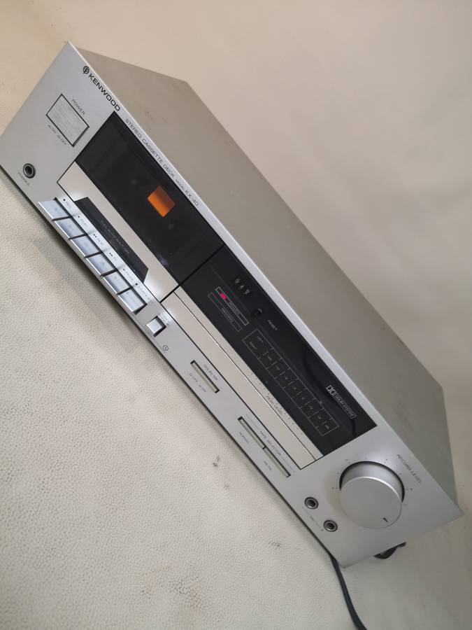 Kenwood Kx-40 Vintage Cassette Deck TESTED WORKING