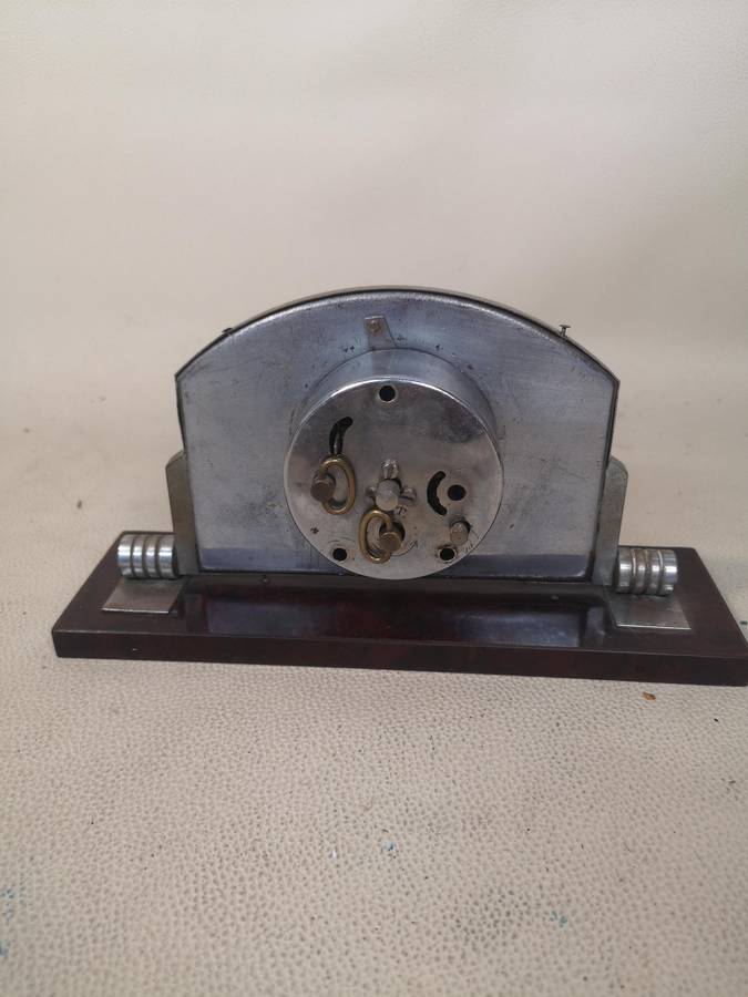 Amazing!! Vintage 1930's Art Deco Macanical Mantle clock (Work 100%)