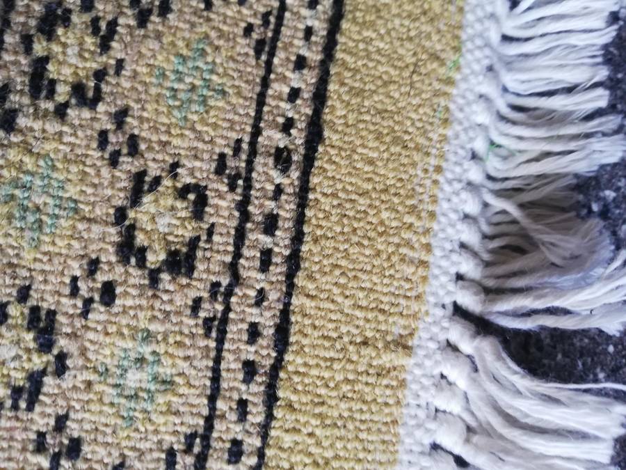 MAGNIFICENT!!! JALDAR BUKHARA PAKISTANI WHOOL RUG, HAND MADE 1240mm X 790mm