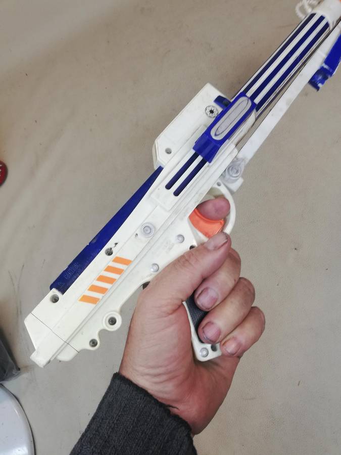 Star Wars Clone Trooper Blaster Nerf Dart Gun Hasbro Light Sight