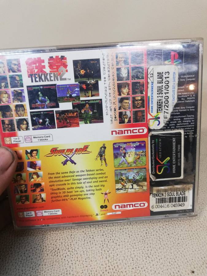 Playstation 1 Tekken 2 / Soul Blade Games