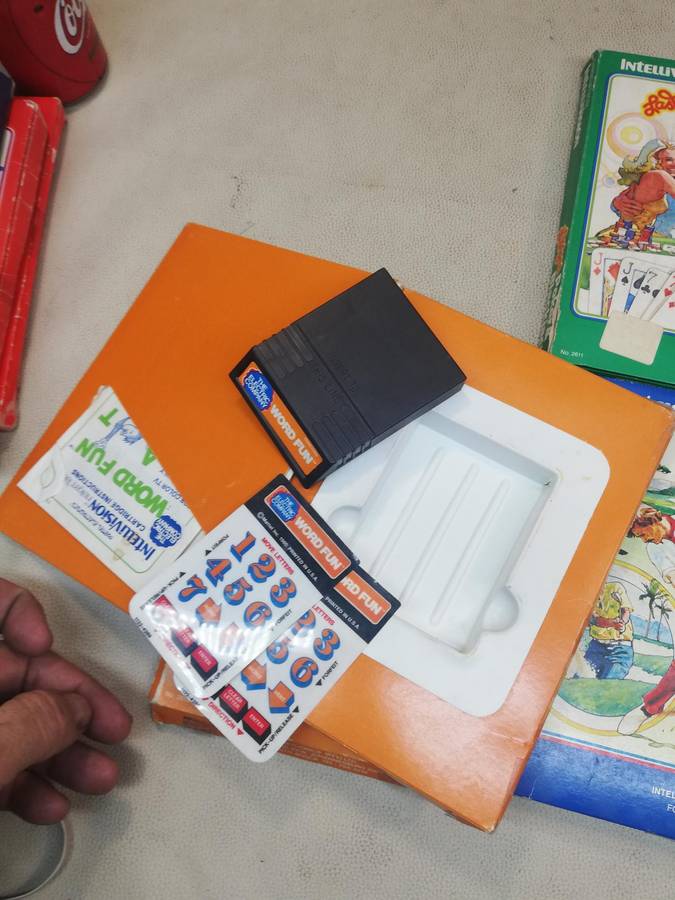 5 Vintage 1981 Mattel Intellivision Game's  - Complete