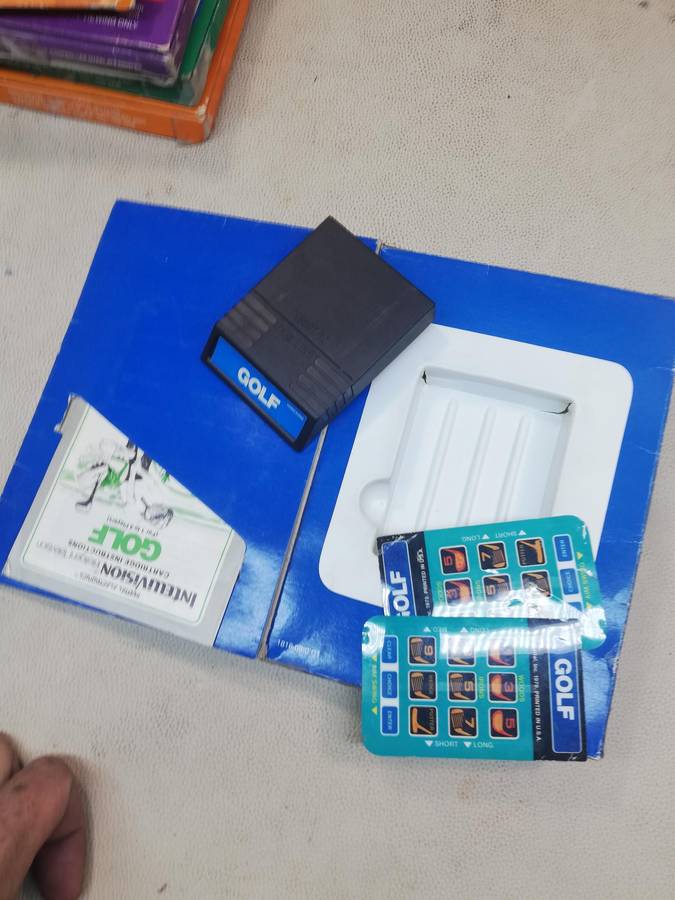 5 Vintage 1981 Mattel Intellivision Game's  - Complete