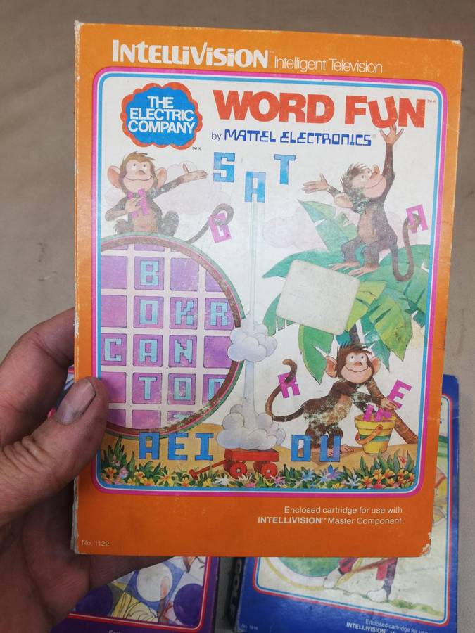 5 Vintage 1981 Mattel Intellivision Game's  - Complete