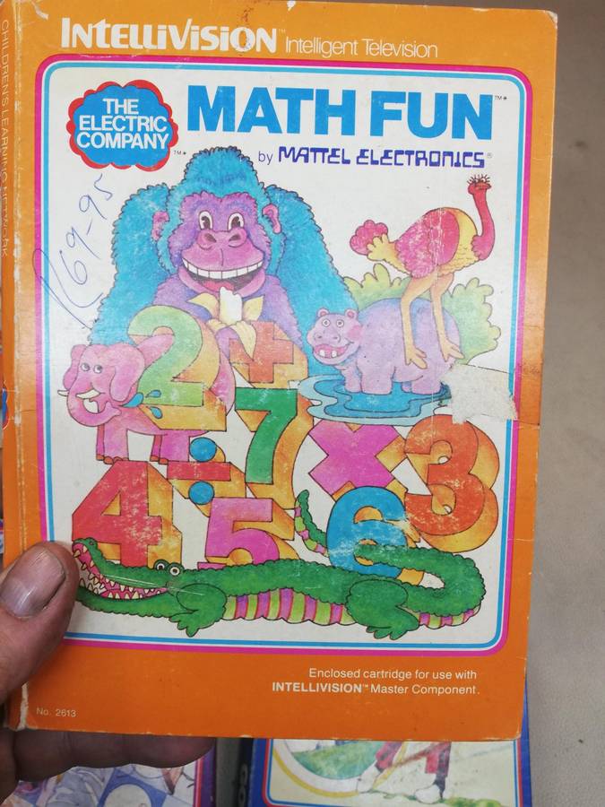 5 Vintage 1981 Mattel Intellivision Game's  - Complete