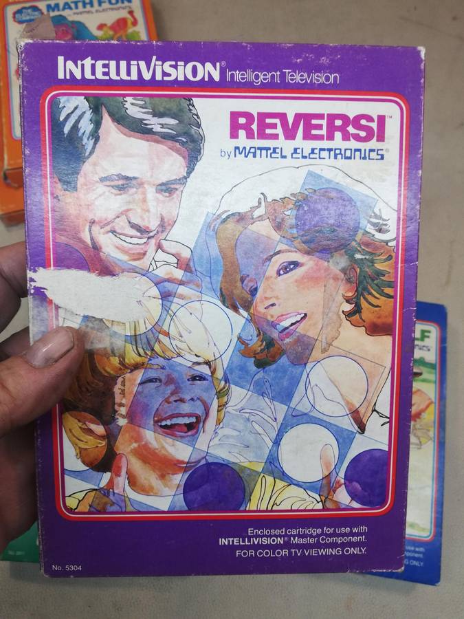 5 Vintage 1981 Mattel Intellivision Game's  - Complete