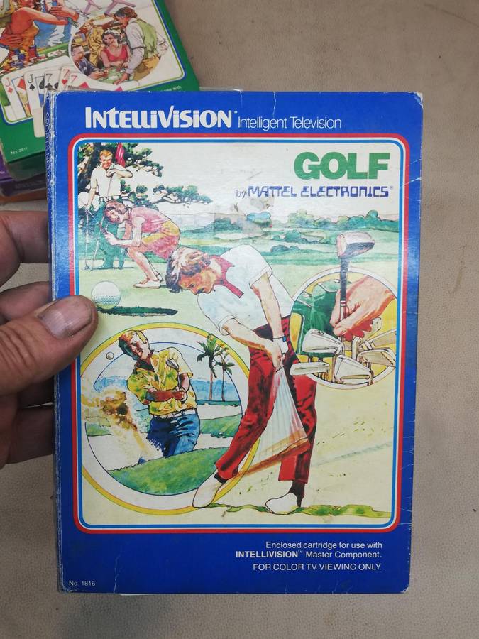 5 Vintage 1981 Mattel Intellivision Game's  - Complete